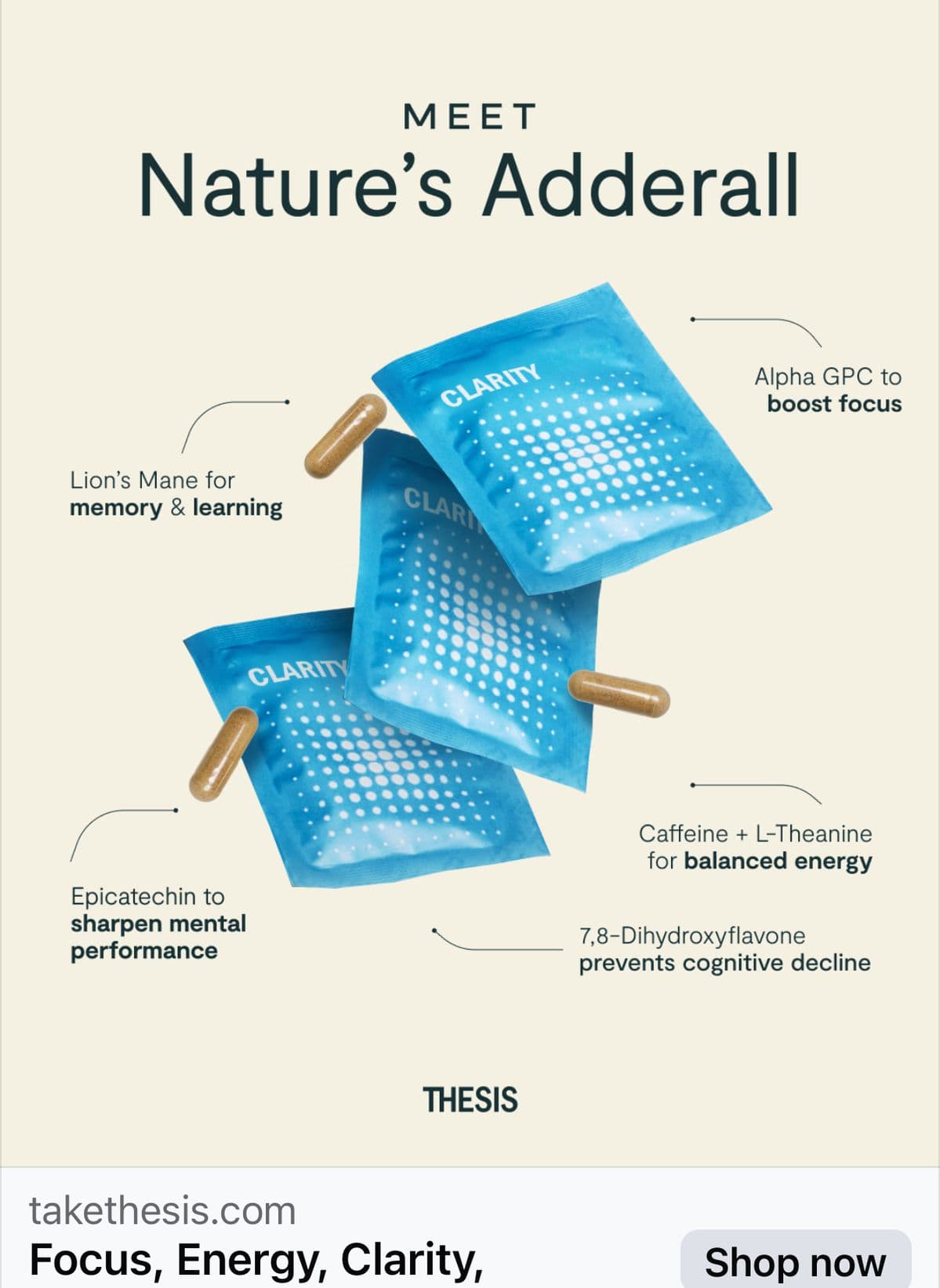 Thesis — Nature's Adderall