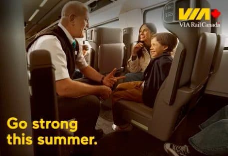 VIA Rail — Go strong this summer