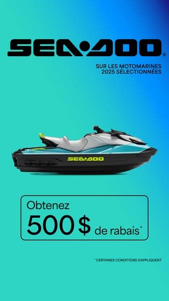 Sea-Doo — 500 $ de rabais